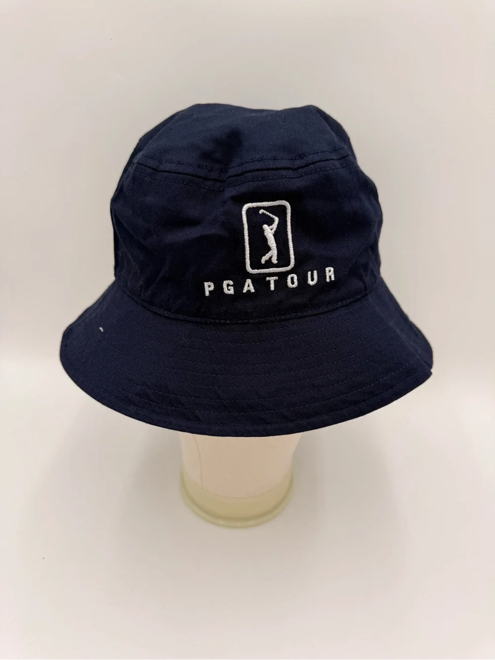 PGA Tour Blue Printed Bucket Hat Reversible